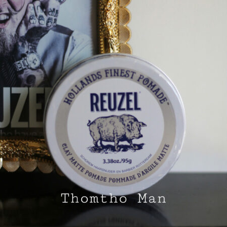 Sáp vuốt tóc Reuzel Clay Matte Pomade – Tự nhiên, chắc nếp, dễ vuốt