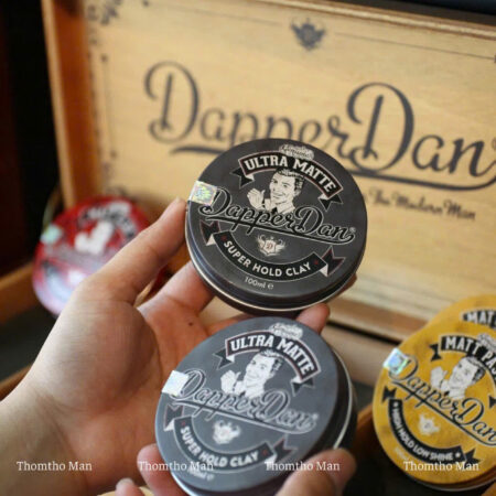 Sáp vuốt tóc nam Dapper Dan Ultra Matte Clay – không bóng, không bết dính, giữ nếp siêu mạnh