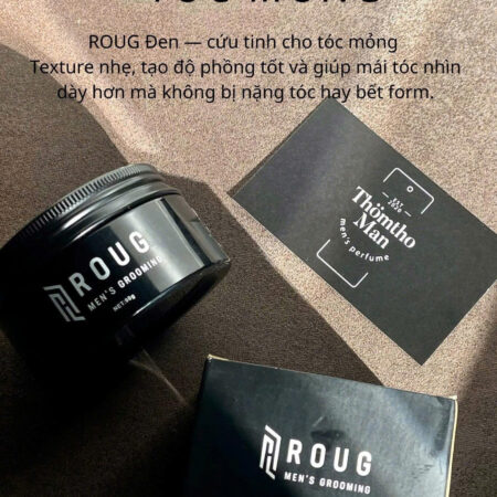 Sáp vuốt tóc Roug Matte Clay – Giữ nếp mạnh, hoàn thiện mờ tự nhiên ver mới