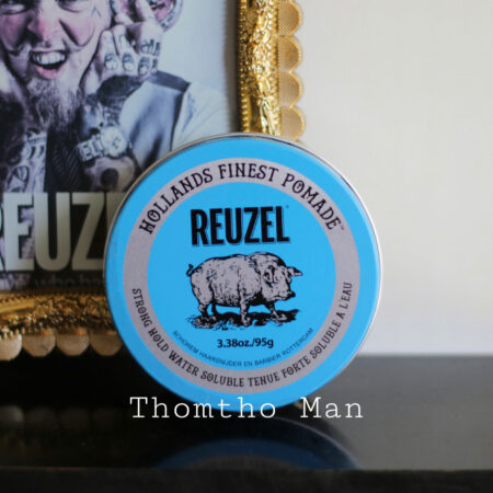 Sáp vuốt tóc Reuzel Blue Strong Hold Pomade – Giữ nếp mạnh, bóng mượt cổ điển