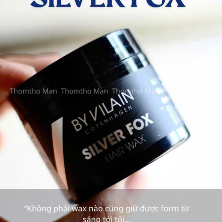 By Vilain Silver Fox – Sáp Vuốt Tóc Nam Giữ Nếp Mạnh, Finish Tự Nhiên