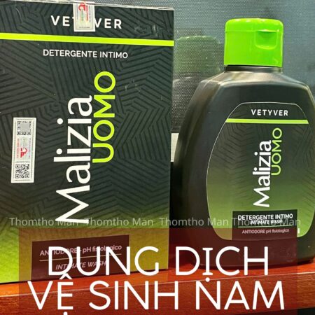 Dung Dịch Vệ Sinh Nam Malizia Uomo Intimate Wash Vetiver Chính Hãng Ý